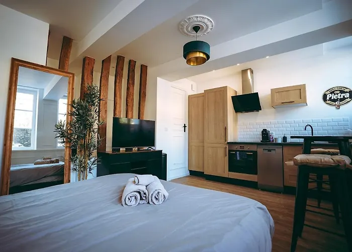 Du Palais Jacuzzi Sauna - Centre - Free Parking Apartamento Ruão